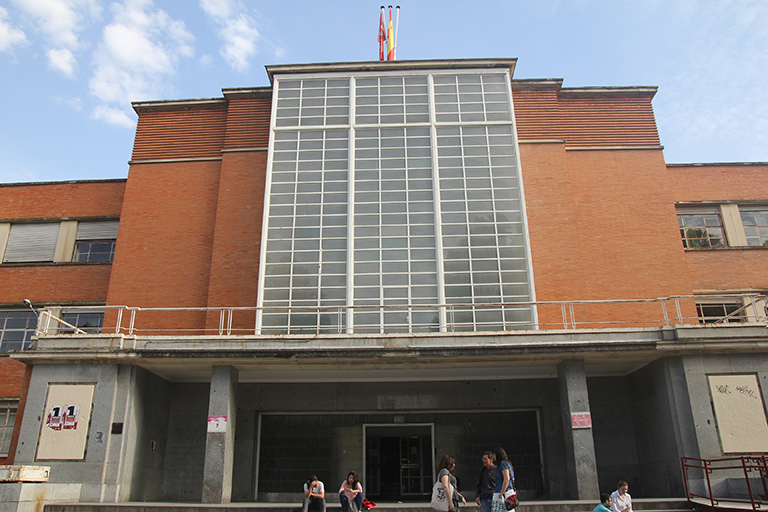 After the Spanish Civil War (1936-39), original buildings like the Filosofia Building at the Comp...